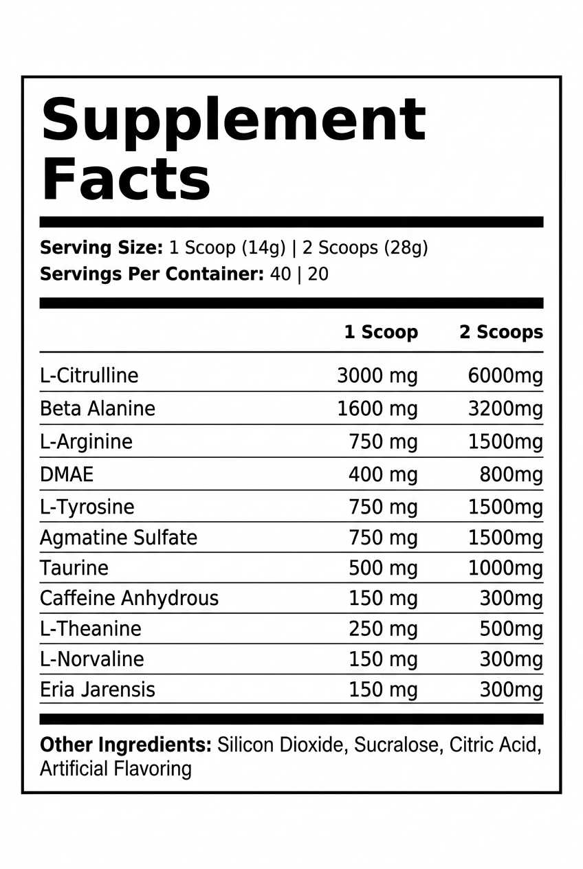 Pure Magic Pre-Workout | Syndiket Labs